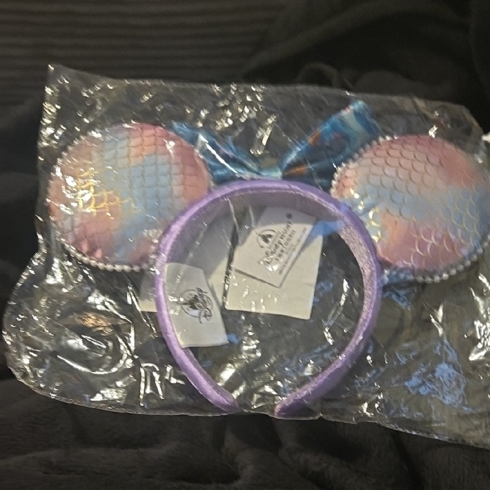 Disney Iridescent Mermaid Headband with Bow